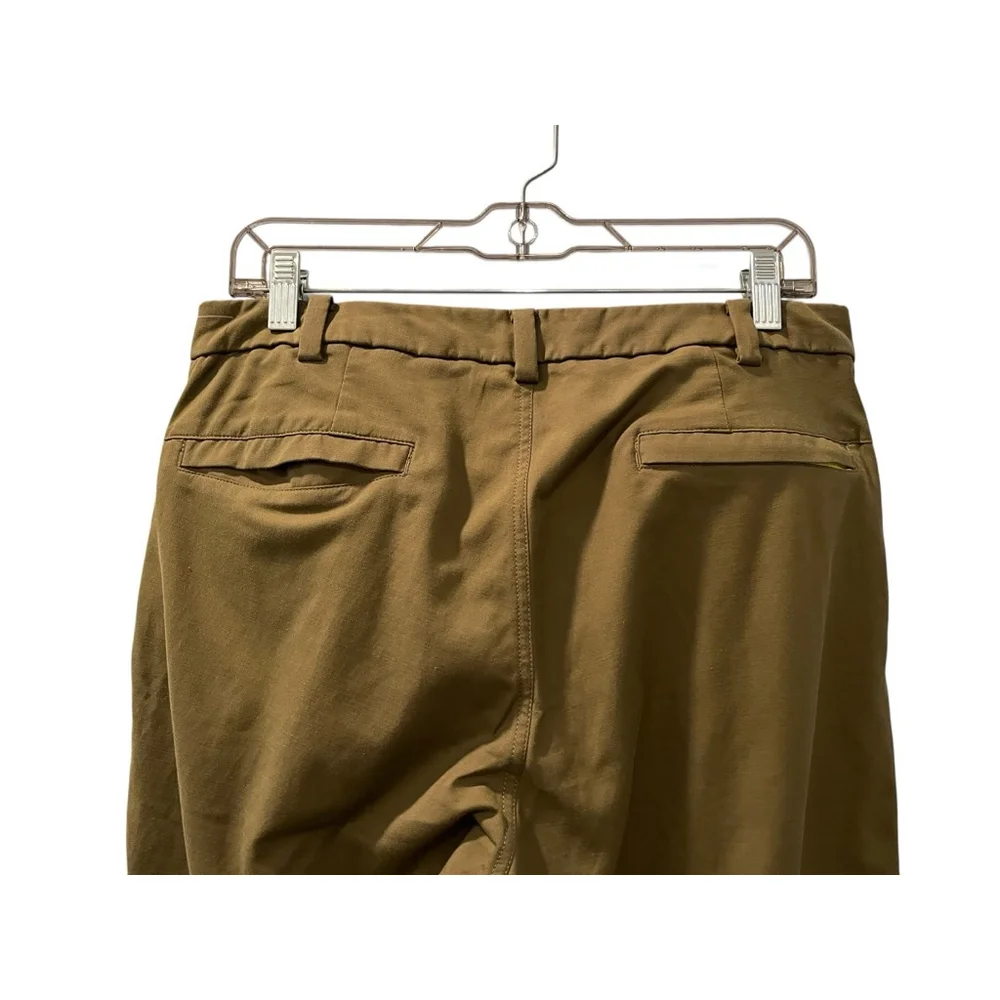 Lululemon ABC 5 Pocket Army Green Size 32 Men's Casual Pants Cotton Blend Zip